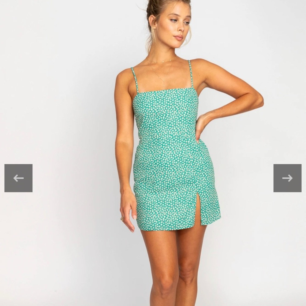 Resa Melly mini in green poppy